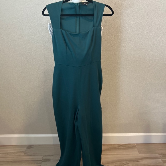 Lulus Enticing Endeavors Emerald Green Jumpsuit - Size M - Picture 2 of 2